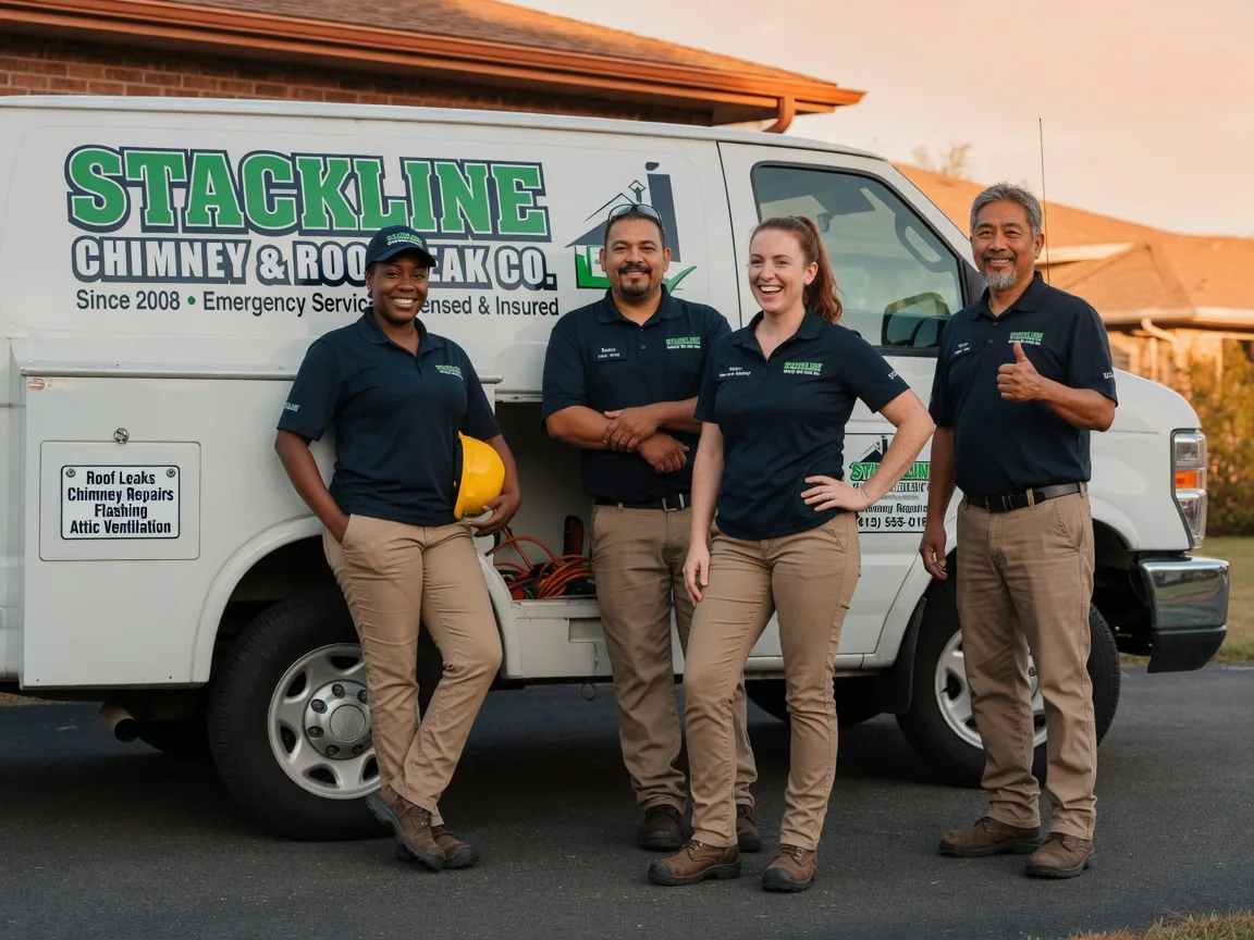 Chimney flashing repair company in Lehman, PA